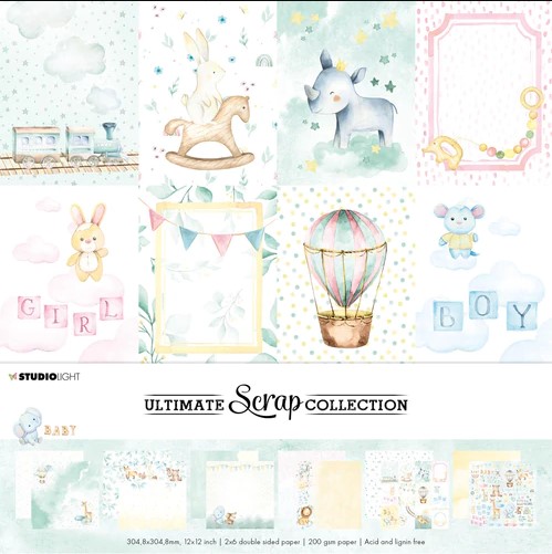 PAPEL SCRAP TOTAL CUTENESS COLLECTION 30X30 12 H