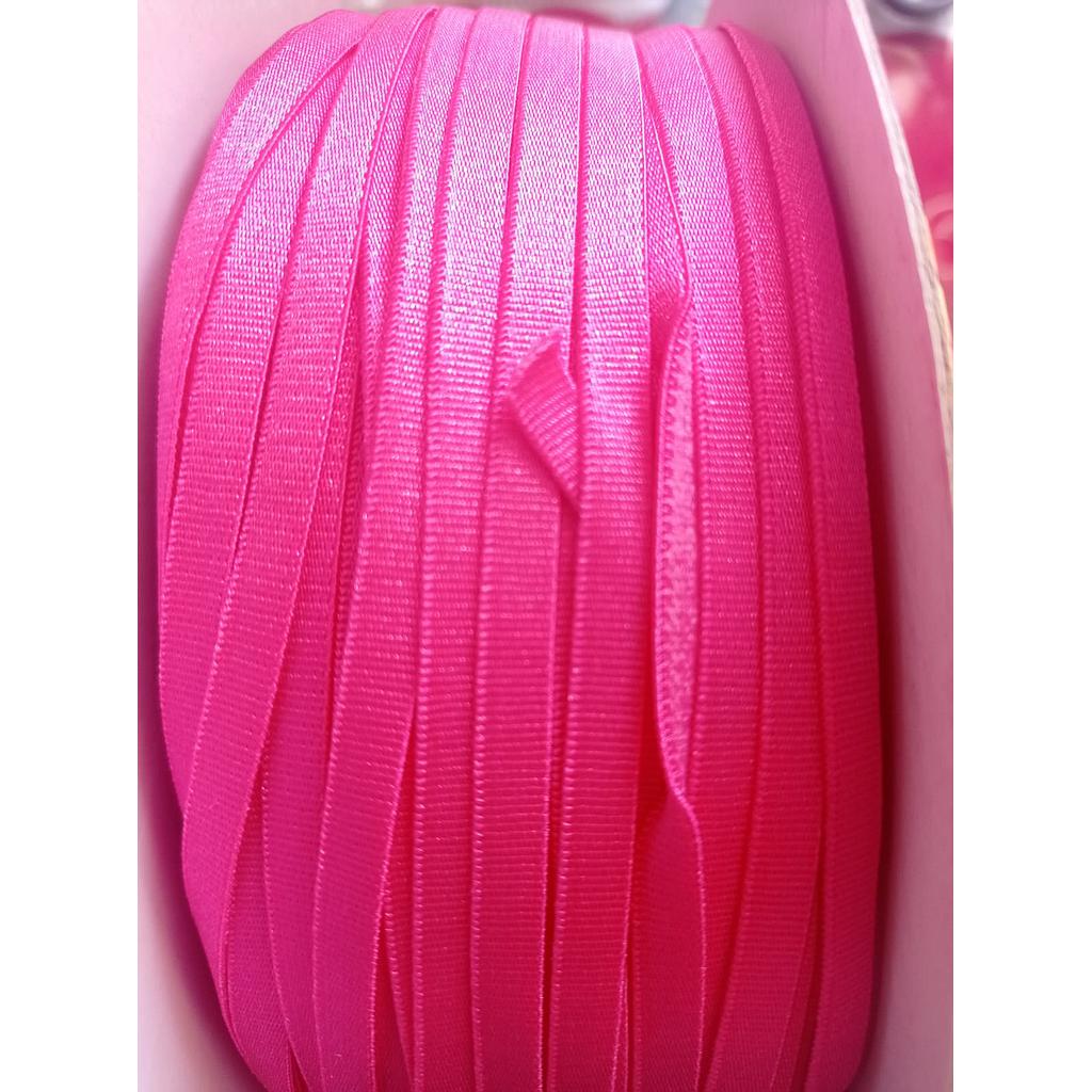 Elastico satinado 6mm fucsia x 150 mt