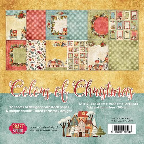 Block 12x12 Colors of Christmas- Craft &amp; You Design