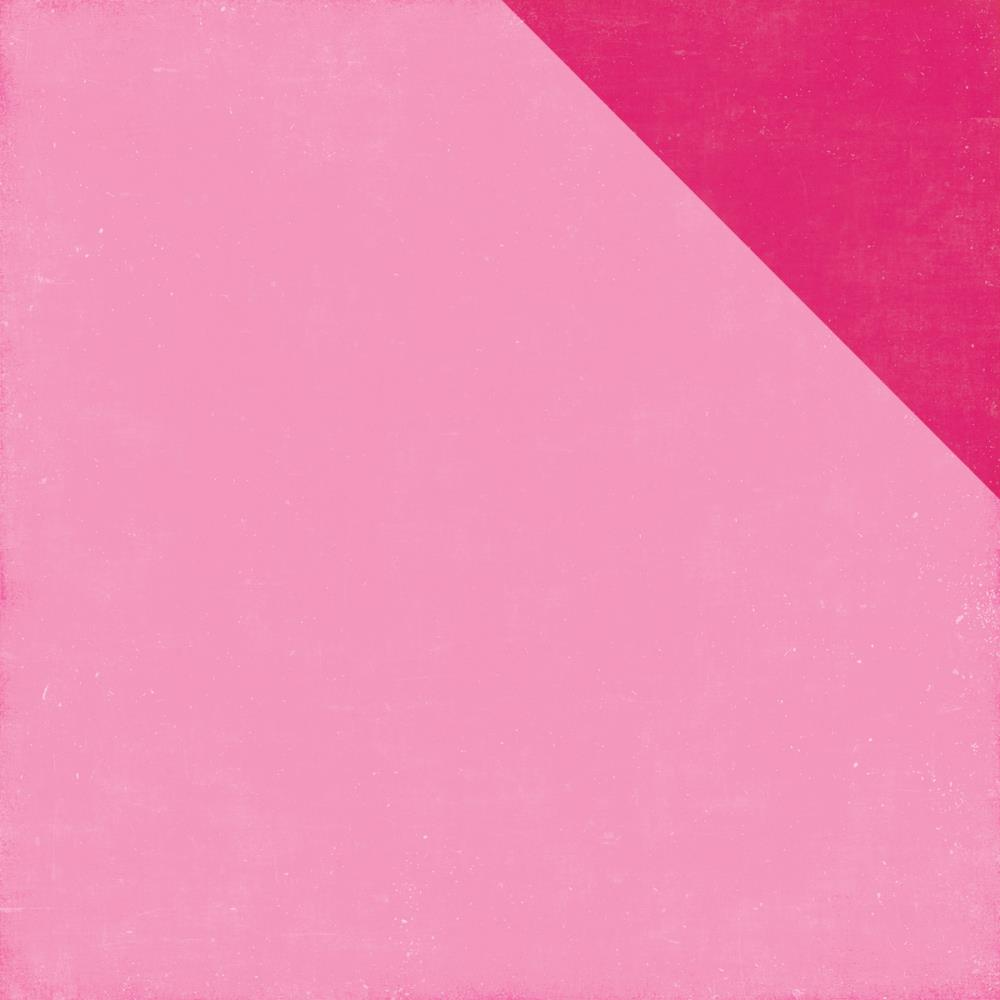 Cartulina doble cara 12x12 Pink / Dark Pink - Echo Park