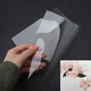 Plástico encogible transparente A4 x 2 hojas