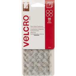 [91614] Puntos Mini Velcro transparentes 9mm x 56/paq. - Velcro USA