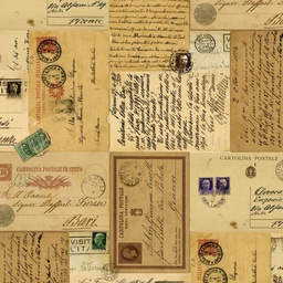 [CRT640H] Papel decorativo italiano 50 x 70cm Postales Italianas - Rossi 1931