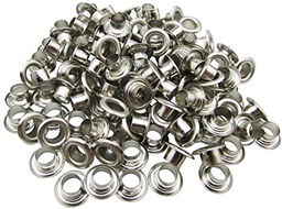 [IS1482] Eyelets 4mm plateado x 100 unds