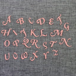 [MD273] Troquel Abecedario script mayuscula - Q