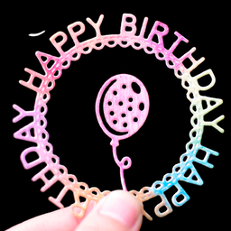 [MD369] Troquel Happy Birthday circulo - Q