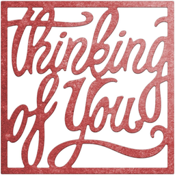[p1080] Troquel Thinking of You Pensando en Ti - Cheery Lynn Designs