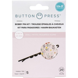 [p155] Button Press Kit para pasadores - BOBBY PIN KIT 5pzas