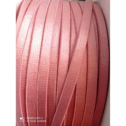 [p314] Elastico plano satinado rosado 6mm x 150 mt