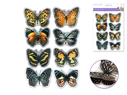 [SS744C] Mariposas Monarch Adhesivas Efecto 3D - Forever In Time