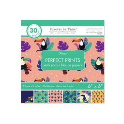 [p75] Bloc 6x6 Perfect Prints Stack x 30pags - Tucan - Forever in Time