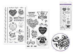 [p880] Stickers Transparentes Todo Lo Que Necesitas Es Amor- Apliques Decorativos - Forever In Time