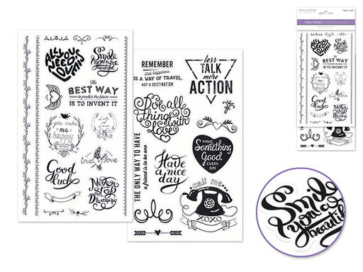 Stickers Transparentes Todo Lo Que Necesitas Es Amor- Apliques Decorativos - Forever In Time