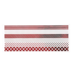 [AC-0284] Tiras adhesivas rojas Deco Strips