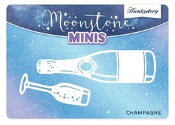 [MSTONE304] Troquel Botella y copa de Champagne - Moonstone Minis