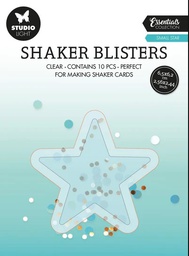 [SL-ES-BLIS06] Domos Shaker Pequeña Estrella Essentials 65x62x6mm 10 pzas nr.06
