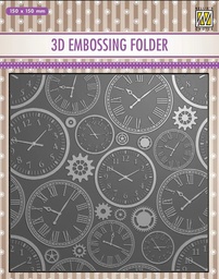 [NEF3D031] Folder de embossing 3D 6x6 (15x15cm) Tiempo - Nellie's Choice