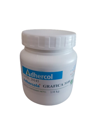 Adhesivo Cola Gráfica 3100 1/4 kg - Adhercol