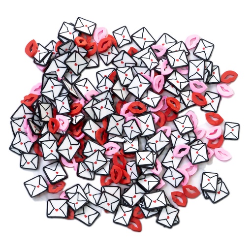 Embellecedores Shimmerz  Love Letter 18g - Buttons Galore